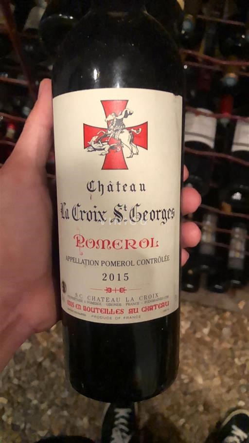 Bordeaux Pomerol Château La Croix St Georges 2015