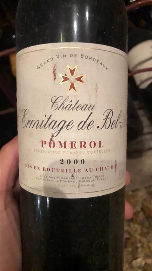 Bordeaux Pomerol Château Ermitage de Bel-Air 2000