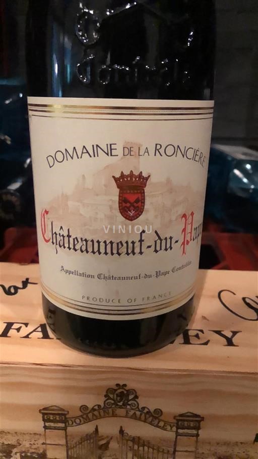 Vale do Ródano Châteauneuf-du-Pape Domaine La ronciere Não Sazonado