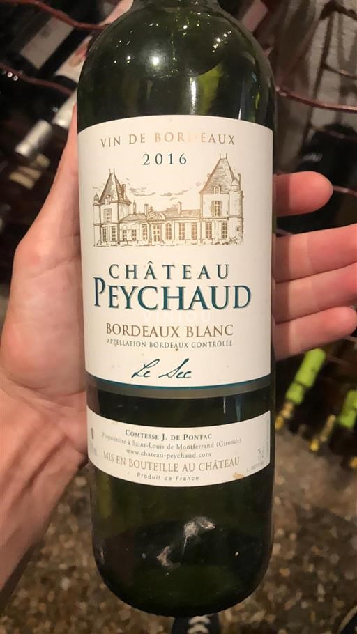 Bordeaux Bordeaux bianco Château Peychaud Le Sec 2016