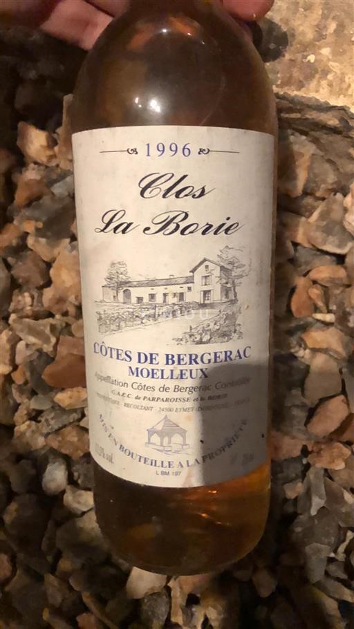 Sudoeste Côtes de Bergerac Clos La Borie 1996