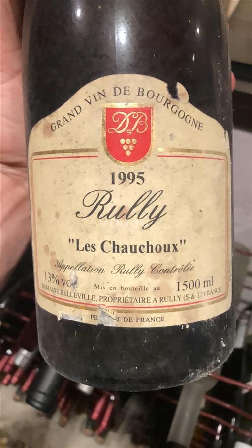 Borgoña Rully Domaine Belleville Les Chauchoux 1995