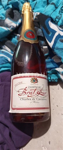 Šampanja Šampanjec Charles de Cazanove Brut Rosé Neleten.