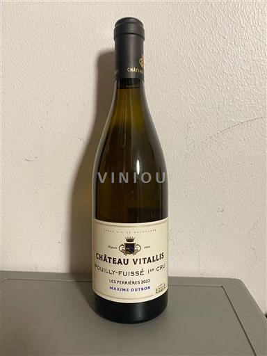 Bourgondië Pouilly-fuissé Premier Cru Château Vitallis Les Perrières 2022