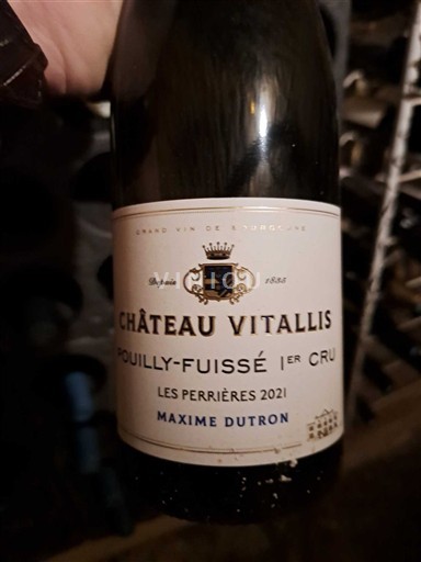 Borgogna Pouilly-fuissé Premier Cru Château Vitallis Les Perrières 2022