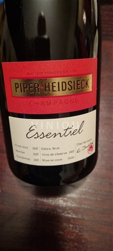 Champagne Sâm-panh Piper-Heidsieck Essentiel Không niên vụ