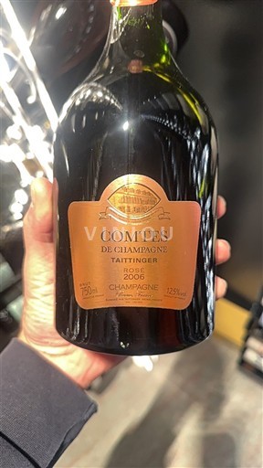 Vinos Espumosos Rosé brut Comtes de Champagne Rosé Taittinger 2006 Francia Champaña Champán AOC