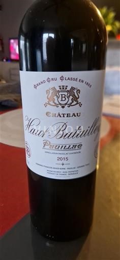 Bordeaux Pauillac Grand Cru Château Haut-Batailley 2015