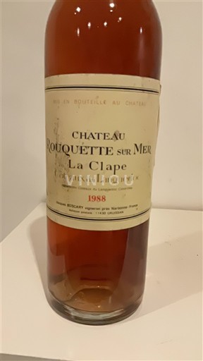 Languedoc La Clape Château Rouquette sur Mer 1988
