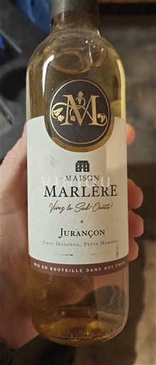 Sydväst Jurançon Maison Marlère Icke årgångsbetecknad