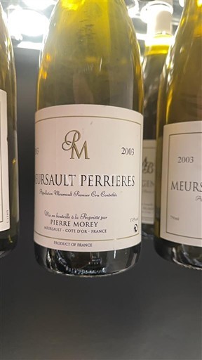Burgundy Not Specified Premier Cru Pierre Morey Meursault Perrières 2003