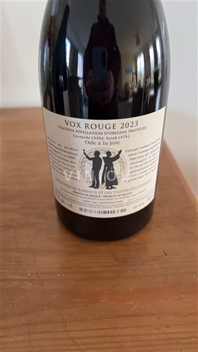 Rhônen laakso Ventoux Les Vignerons du Baou Ode à la joie 2023