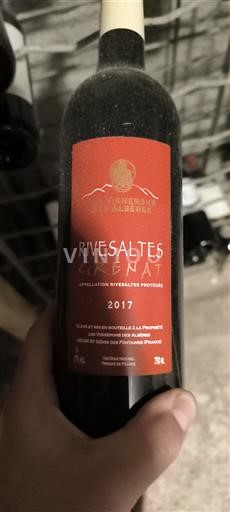 Roussillon Rivesaltes Vignerons des Albères Grenat 2017