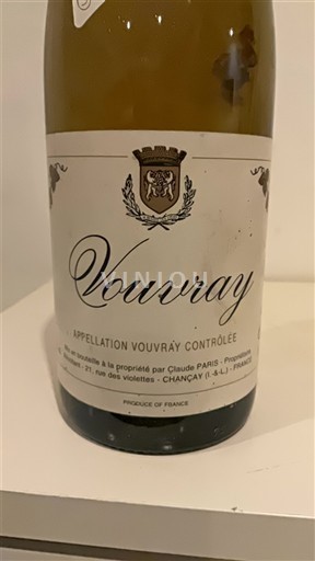 Loirevallei Vouvray Claude Paris 2003