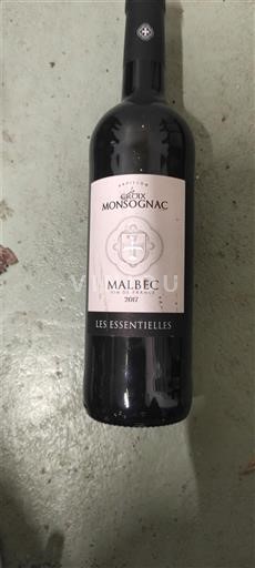 Sudoeste Cahors Vignobles Monsognac Les Essentielles 2017