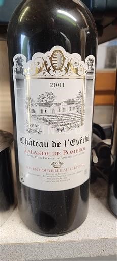 Bordeaux Lalande-de-Pomerol Château L'Évêché 2001