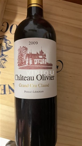 Bordeaux Pessac-Léognan Grand Cru Classé Château Olivier 2009