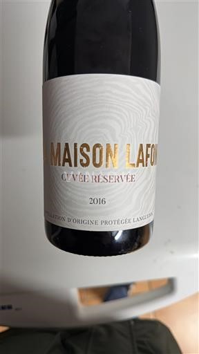 Languedoc Maison Lafon Réservée 2016