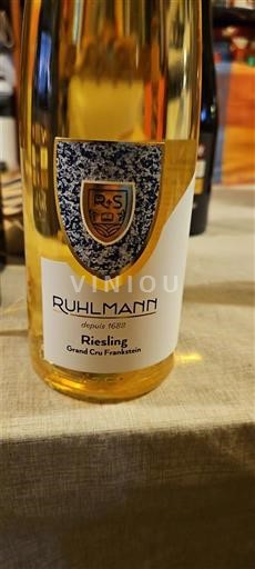 Alsace Riesling Grand Cru Ruhlmann Gran Cru Frankstein 2021