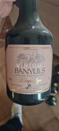 Roussillon Banyuls Cave de l'Abbé Rous Rimage 1994