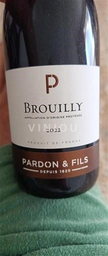 Beaujolais Brouilly Pardon & Fils 2022