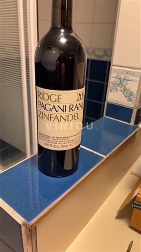 Kalifornijske AVA Dolina Sonoma Ridge Pagani Ranch 2021