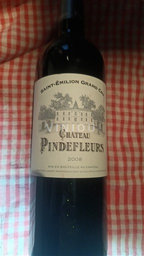 Bordeaux Saint-Émilion Grand Cru Grand Cru Château Pindefleurs 2008