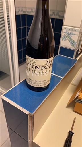 Kalifornijske AVA Dry Creek Valley Ridge Lytton Estate Petite Sirah 2020