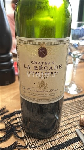 Bordeaux Listrac-Médoc Château La Bécade 2005