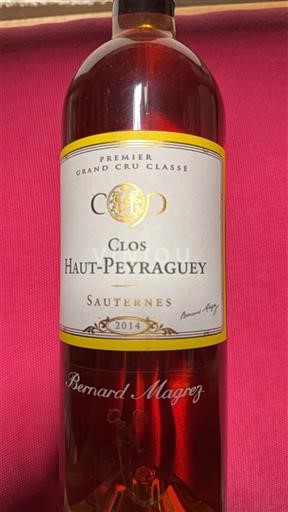 Bordeaux Sauternes Premier Cru Clos Haut-Peyraguey 2014