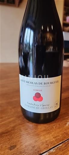 Vallée de la Loire Saint-Nicolas-De-Bourgueil Domaine Grollay Osmose 2023