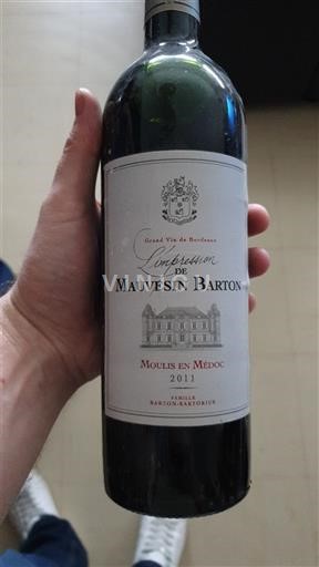 Bordeaux Moulis-en-Médoc Mauvesin Barton l'Expression de Mauvesin Barton 2011