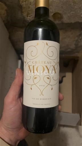 Bordeaux Castillon-côtes-de-bordeaux Château Moya 2018