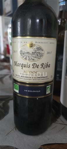 Bordeaux Médoc Marquis De Riba 2017