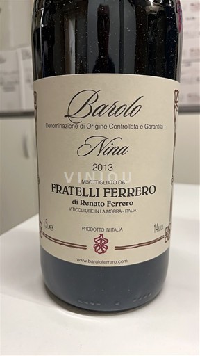 Piemonte Barolo Fratelli Ferrero Nina 2013