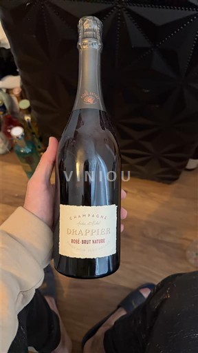 Samppanja Drappier Rosé Brut Nature Ei vuosikertaa