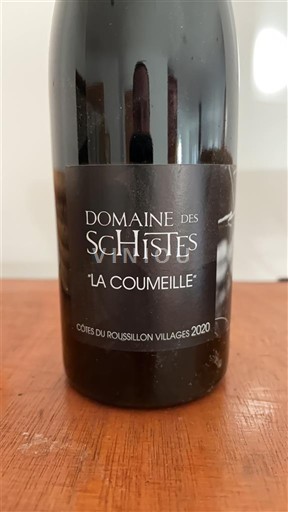 Roussillon Côtes du Roussillon Villages Domaine S Schistes La Coumeille 2020