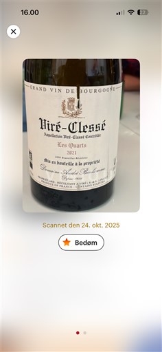 Borgoña Viré-clessé Domaine André Bonhomme Les Quarts 2021