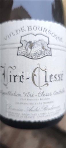 Bourgogne Viré-clessé Domaine André Bonhomme 2012