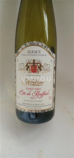 Elsass Walter Côte de Rouffach 2017