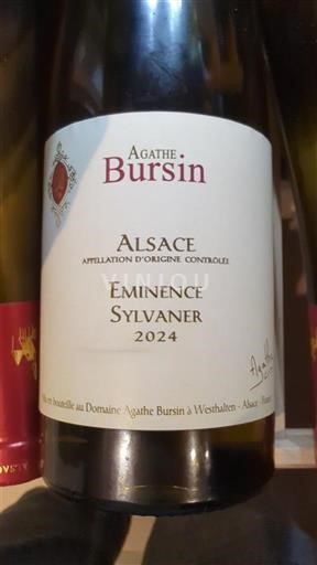 Elsass Agathe Bursin Eminence Sylvaner 2024