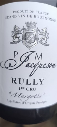 Bourgogne Rully Premier Cru P&M Jacquesson Margotés 2021
