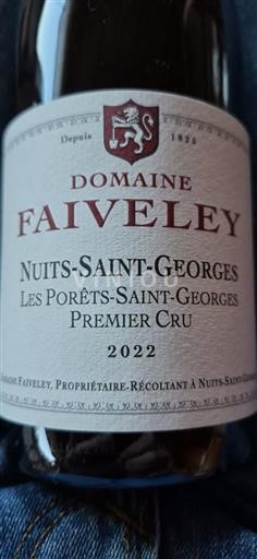 Borgoña Nuits-Saint-Georges Premier Cru Domaine Faiveley Les Porêts Saint-Georges 2022