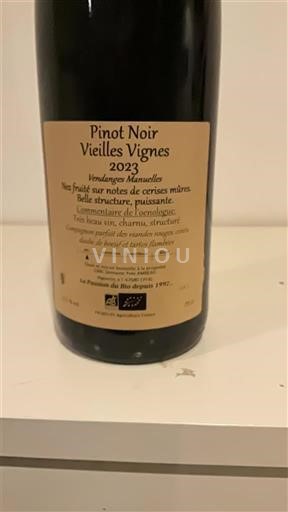 Bourgogne Vieilles Vignes 2023