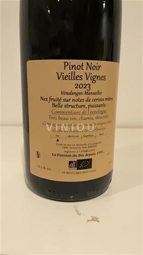 Bourgondië Bourgogne La Passion du Bio Vieilles Vignes 2023