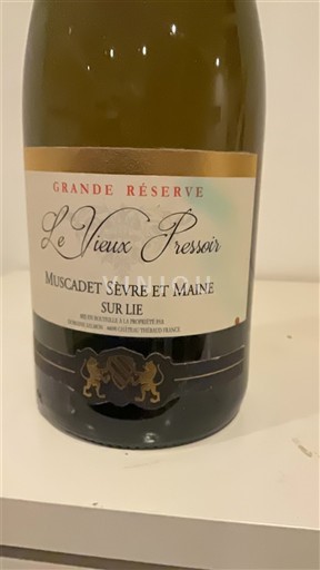 Vallée de la Loire Muscadet-sèvre-et-maine Le Vieux Pressoir Grande Réserve 2021