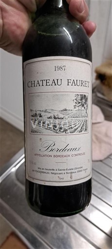 Bordeaux Château Fauret 1987