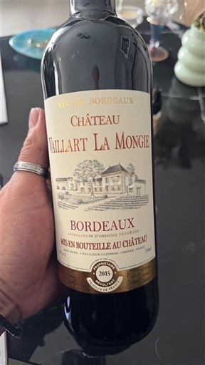 Bordeaux Château Vaillart La Mongie 2015