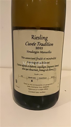 Alsace Domaine Yves Amberg Tradition 2022