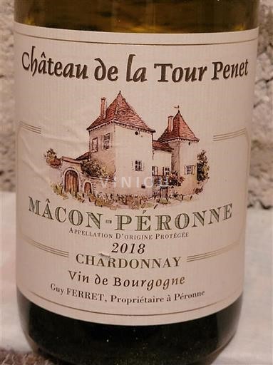 Burgundi Mâcon ja Mâcon-kylät Château La Tour Penet 2018